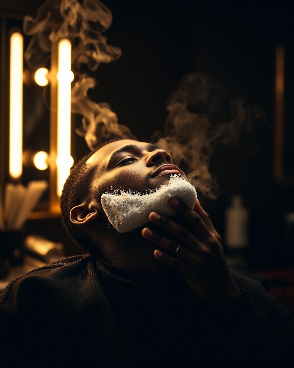 Hot Towel Shave service at Double A Salon